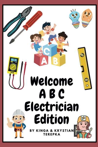 ABC Electrician Edition children's book cover